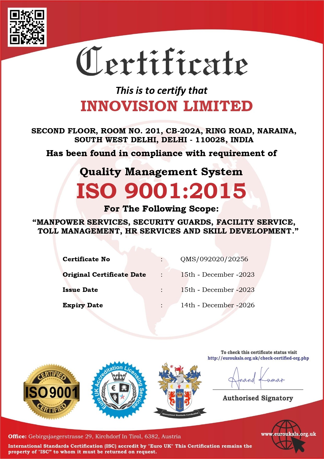 ISO 9001:2015